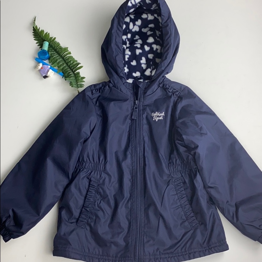 Oshkosh B’gosh girl navy blue light weight size M